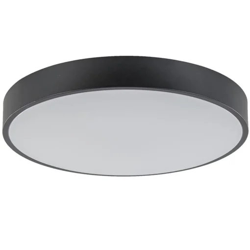 Straluma Ronde plafondlamp zwart inclusief LED en remote> Plafondlampen|Plafonnières