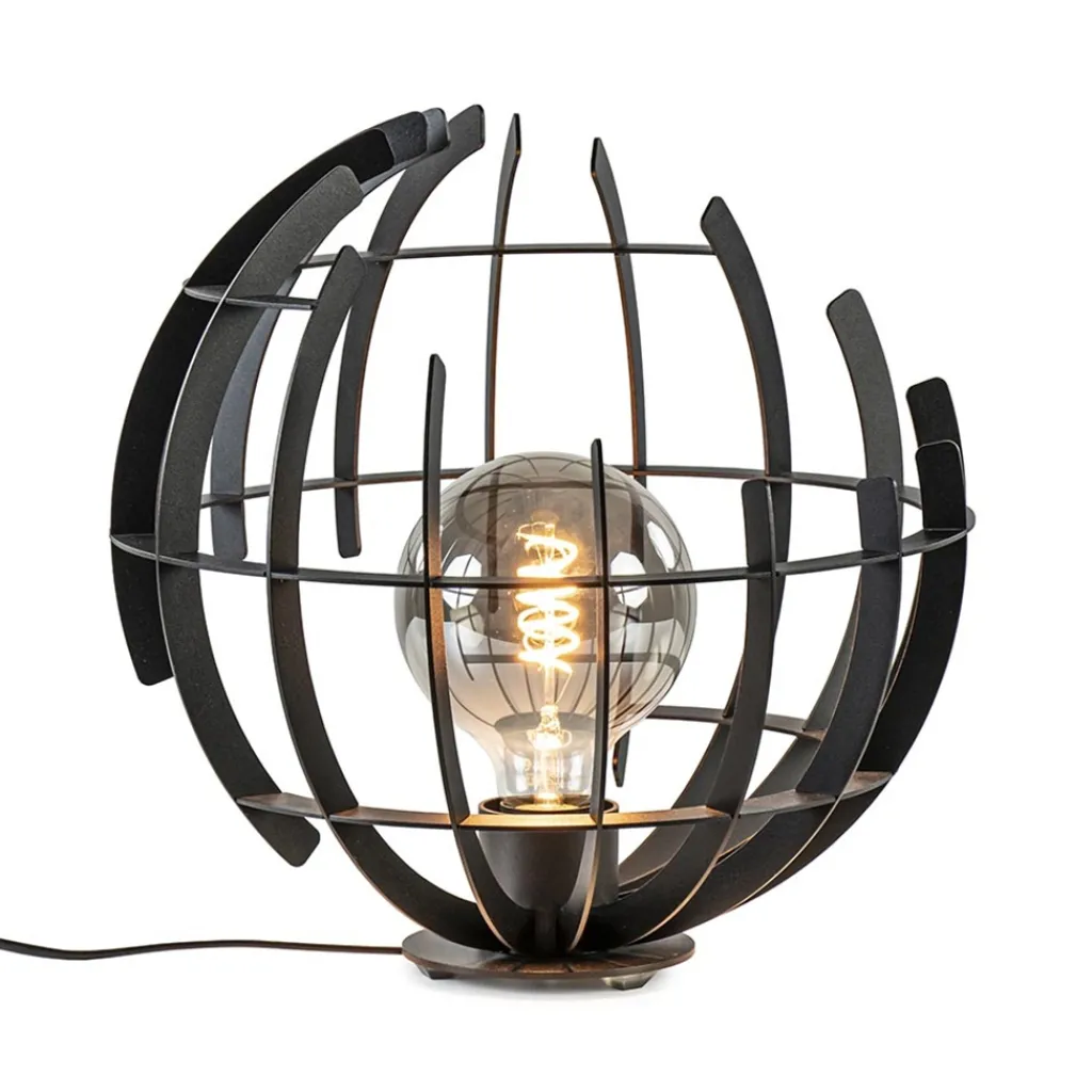 Straluma Ronde tafellamp Terra 35 cm zwart metaal> Tafellampen|Design Verlichting