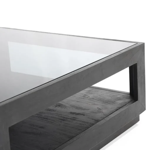 Straluma Salontafel Liam 95x95x35 cm -zwart> Salontafels