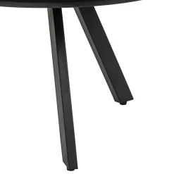 Straluma Salontafel rond hout zwart 80 cm><noscript><img width=