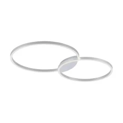 Straluma Smart plafondlamp aluminium ringen dimbaar> Plafondlampen|Smart lampen