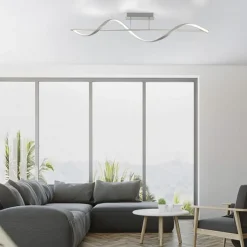 Straluma Smart plafondlamp LED spiraal staal></noscript> Smart lampen|Plafondlampen