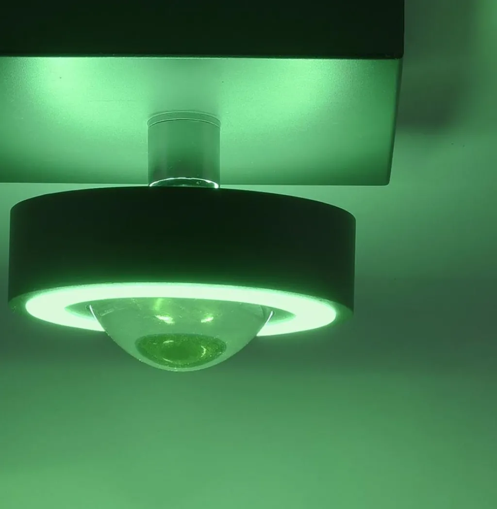 Straluma Smart plafondlamp met lens antraciet> Plafondlampen|Smart lampen