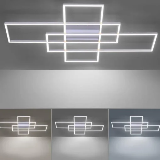 Straluma Smart plafond/wandlamp rechthoeken inclusief remote> Plafondlampen|Wandlampen