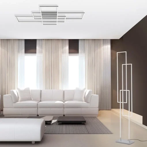 Straluma Smart plafond/wandlamp rechthoeken inclusief remote> Plafondlampen|Wandlampen