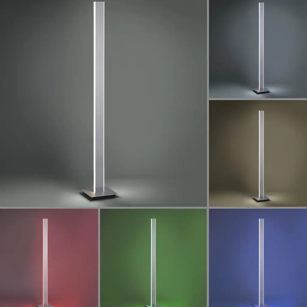 Straluma Smart vloerlamp 2-lichts aluminium> Vloerlampen|Smart lampen