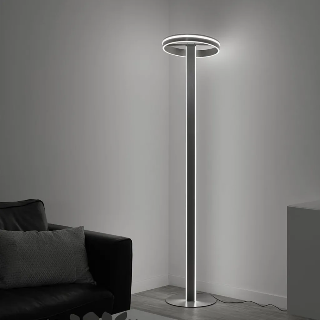 Straluma Smart vloerlamp staal met dimbaar LED> Vloerlampen|Smart lampen