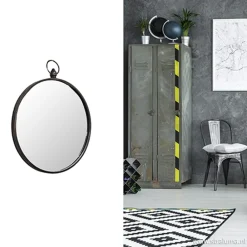 Straluma Spiegel rond zink 51cm></noscript> Light and Living