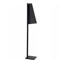 Straluma Staande schemerlamp mat zwart met linnen kap> Vloerlampen|Schemerlampen