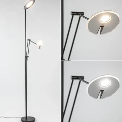 Straluma Staande uplighter+leesarm zwart dim.cct><noscript><img width=