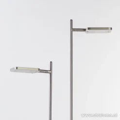 Straluma Staande vloerlamp led 2 lichts staal><noscript><img width=