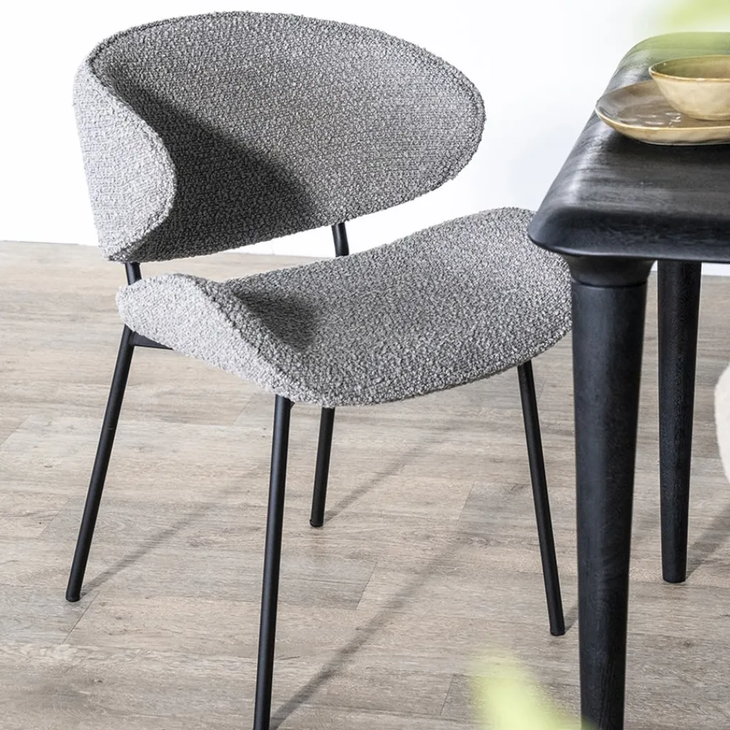 Straluma Stoel Tess grijs> Eetkamerstoelen