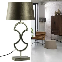 Straluma Strak klassieke lampvoet Riava licht goud><noscript><img width=
