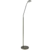 Straluma Strak klassieke LED leeslamp brons dim to warm> Vloerlampen|Leeslampen