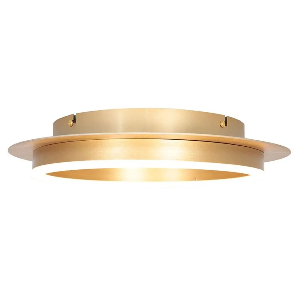 Straluma Strak moderne LED plafondlamp goud> Plafondlampen|Plafonnières