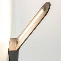 Straluma Strakke design LED buitenlamp zwart wand><noscript><img width=