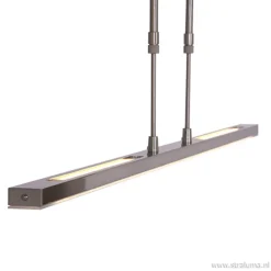Straluma Strakke hanglamp LED staal incl. dimmer><noscript><img width=