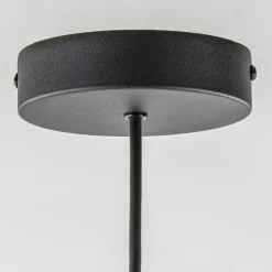 Straluma Strakke ronde hanglamp koepel mat zwart 38 cm><noscript><img width=