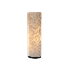 Straluma Tafellamp 40 cm cilinder creme schelpen><noscript><img width=