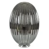 Straluma Tafellamp Egg Rib smoke glas> Tafellampen|Luxe Verlichting