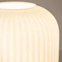 Straluma Tafellamp mat zwart met wit glas><noscript><img width=