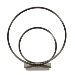 Straluma Tafellamp ringen nikkel 3-st. dimmer> Tafellampen|Touch Lampen