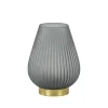 Straluma Tafellamp Tajera op batterij mat grijs/goud> Tafellampen|Light and Living