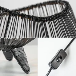 Straluma Tafellamp Yumi zwart op pootjes Light and Living><noscript><img width=