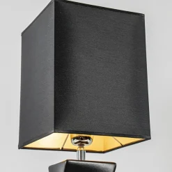 Straluma Tafellamp zwart keramiek inclusief kap zwart/goud><noscript><img width=