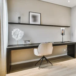 Straluma Tafellamp zwart met cilinder kap smoke gradiënt><noscript><img width=