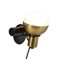 Straluma Tafel/wandlamp Drop zwart/goud><noscript><img width=