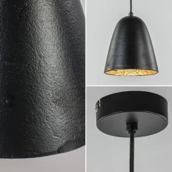 Straluma Trendy hanglamp Sumeri mat zwart met goud><noscript><img width=