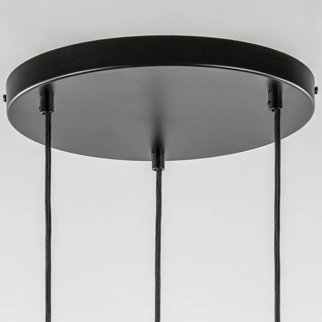 Straluma Trendy 3-lichts hanglamp mat zwart exclusief lichtbron> Eetkamerverlichting|Hanglampen