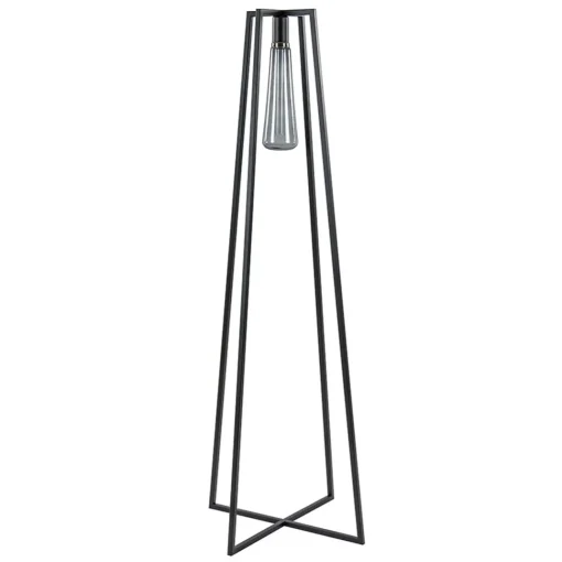 Straluma Trendy vloerlamp zwart frame excl lichtbron> Vloerlampen|Landelijke Verlichting