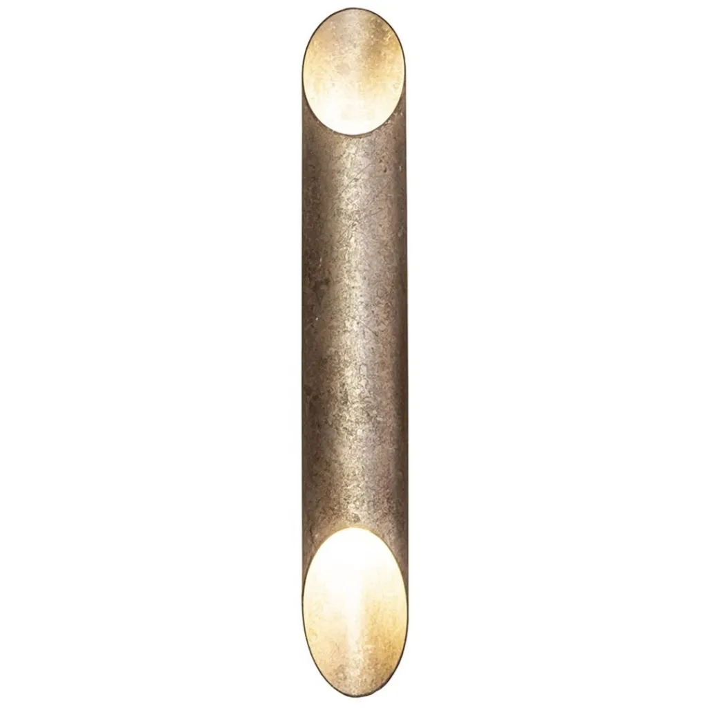 Straluma Up+down wandlamp ambachtelijk zilver> Wandlampen|Design Verlichting