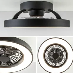 Straluma Ventilator Tibet Mini zwart + remote cct><noscript><img width=