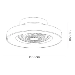 Straluma Ventilator Tibet Mini zwart + remote cct><noscript><img width=