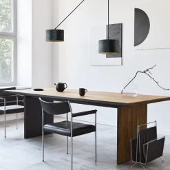 Straluma Verstelbare 2-lichts plafondlamp met velvet zwarte kappen><noscript><img width=