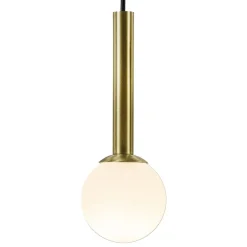 Straluma Videlamp Globe 9L rond zwart/goud/wit><noscript><img width=