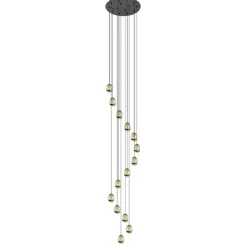 Straluma Videlamp Golden Egg 14L zwart/goud> Hanglampen|Videverlichting