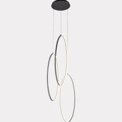 Straluma Videlamp zwart 3x elips groot> Hanglampen|Videverlichting