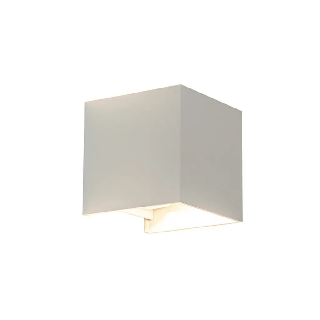 Straluma Vierkante buitenlamp wand wit IP54> Wandlampen|Buitenlampen