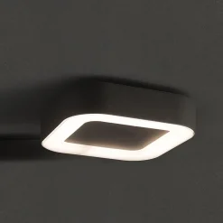 Straluma Vierkante LED buitenlamp antraciet IP54></noscript> Plafondlampen|Wandlampen