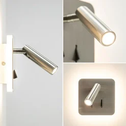 Straluma Vierkante LED wandlamp met verstelbare spot><noscript><img width=