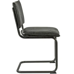 Straluma Vintage eetkamerstoel dark grey met gunmetal frame><noscript><img width=