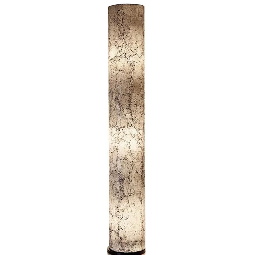 Straluma Vloerlamp 150 cm gerecycled glas wit> Woonkamerlampen|Slaapkamerlampen