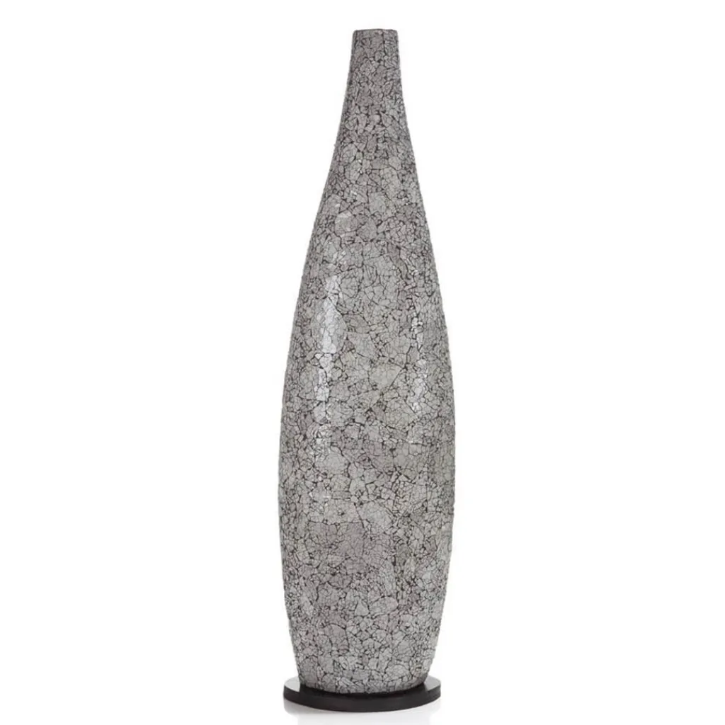 Straluma Vloerlamp bottle mozaiek glas zwart/wit> Vloerlampen|Decoratieve Verlichting