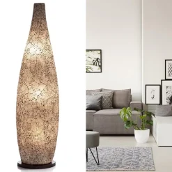 Straluma Vloerlamp bottle mozaiek glas zwart/wit><noscript><img width=