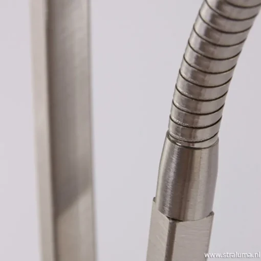 Straluma Vloerlamp Capri staal/glas met leeslamp> Leeslampen|Uplighters