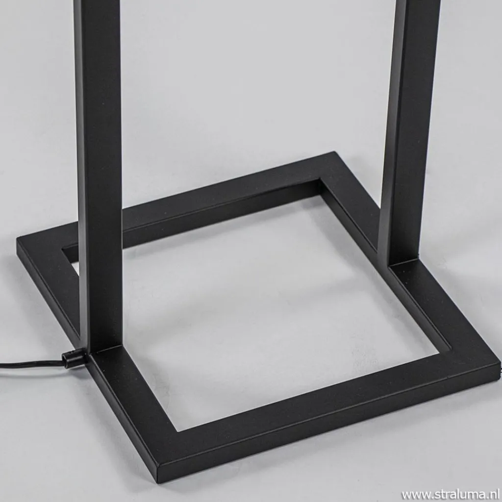 Straluma Vloerlamp frame zwart> Vloerlampen|Woonkamerlampen